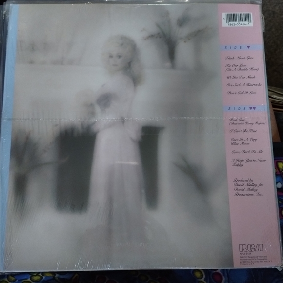Dolly Parton "Real Love" Vintage Vinyl Record - Picture 2 of 4